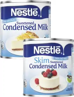 Coles Nestlé Sweetened Condensed Milk 395g-410g offer
