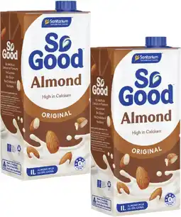 Coles Sanitarium So Good Almond Milk 1 Litre offer