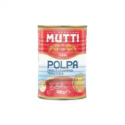 Woolworths Mutti Plain Polpa Chopped Tomatoes 400g offer