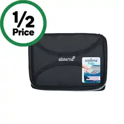 Woolworths Sistema Maxi Fold Up Lunch Coolers Assorted offer