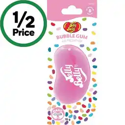 Woolworths Jelly Belly 3D Car Air Freshener Bubblegum offer