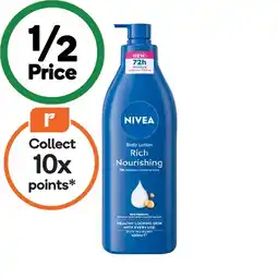 Woolworths Nivea Body Lotion Rich Nourishing 400ml offer