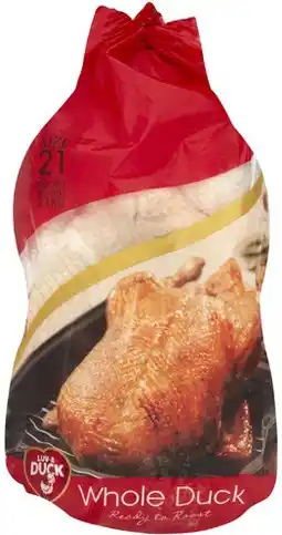 Coles Luv a Duck Frozen Whole Duck 2.1kg offer