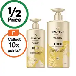 Woolworths Pantene 3 Minute Miracle Shampoo 650ml or Conditioner 600ml offer