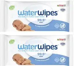 Coles WaterWipes Baby Wipes 60 Pack offer