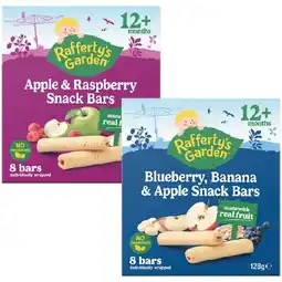 Woolworths Rafferty’s Garden Fruit Snack Bars 128g Pk 8 offer