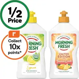 Woolworths Morning Fresh Dishwashing Liquid 400ml offer