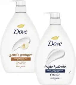 Coles Dove Body Wash 1 Litre offer