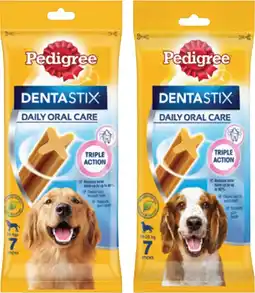 Coles Pedigree Dentastix 7 Pack offer