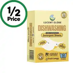 Woolworths Lucent Globe Dishwashing Detergent Sheets Pk 35 offer