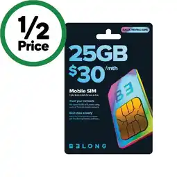 Woolworths Belong $30 Starter Pack§ offer