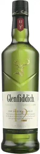 Coles Glenfiddich 12YO Single Malt Scotch Whisky 700mL offer