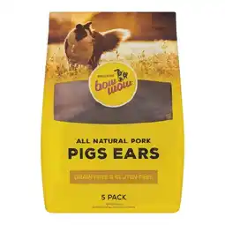 Woolworths Bow Wow Pigs Ears Pk 5 offer
