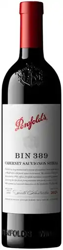 Coles Penfolds Bin 389 Cabernet Shiraz 2023 GB 750mL offer