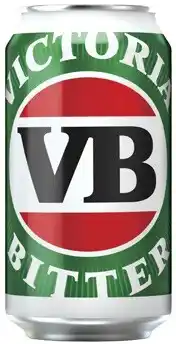 Coles Victoria Bitter Cans 8x375mL offer