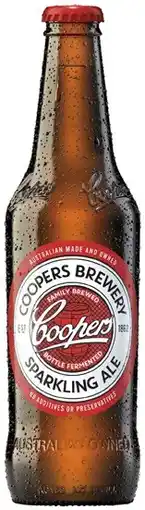 Coles Coopers Sparkling Ale Bottles 6x375mL offer