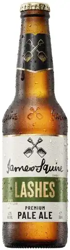 Coles James Squire 150 Lashes Pale Ale Bottles 24x330mL offer