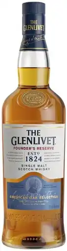 Coles The Glenlivet Founder’s Reserve Single Malt Whisky 700mL offer