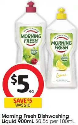 Coles Morning Fresh Dishwashing Liquid offer