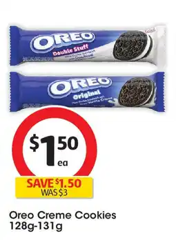 Coles Oreo Creme Cookies offer