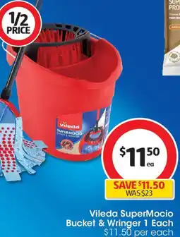 Coles Vileda SuperMocio Bucket & Wringer offer