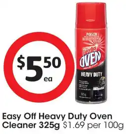 Coles Easy Off Heavy Duty Oven Cleaner offer