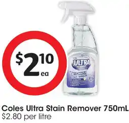 Coles Coles Ultra Stain Remover offer