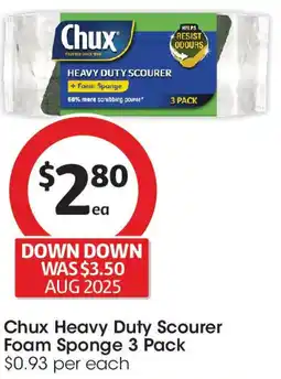 Coles Chux Heavy Duty Scourer Foam Sponge offer