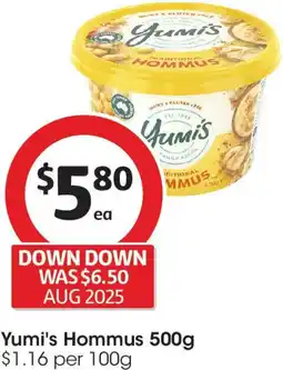 Coles Yumi's Hommus offer