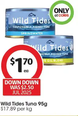 Coles Wild Tides Tuna offer