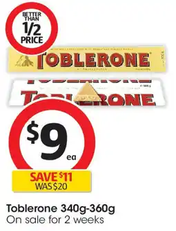 Coles Toblerone offer