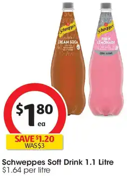 Coles Schweppes Soft Drink offer