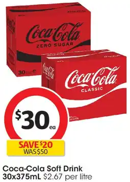 Coles Coca-Cola Soft Drink offer