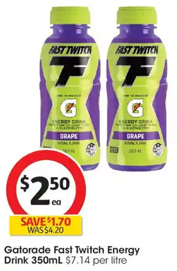 Coles Gatorade Fast Twitch Energy Drink offer