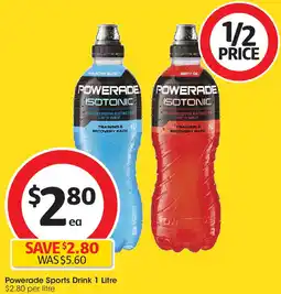 Coles Powerade Sports Drink offer