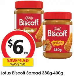 Coles Lotus Biscoff Spread offer