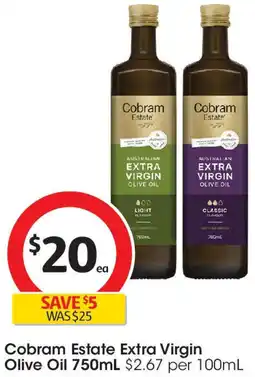Coles Cobram Estate Extra Virgin Olive Oil offer