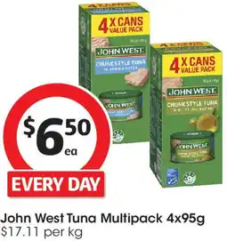 Coles John West Tuna Multipack offer