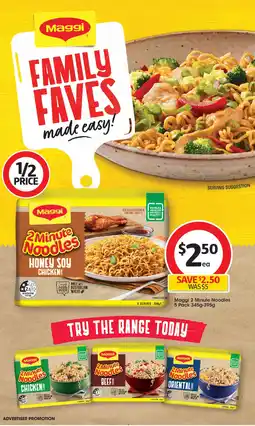 Coles Maggi 2 Minute Noodles offer