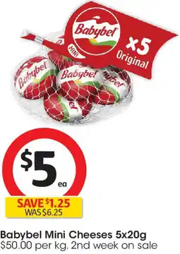 Coles Babybel Mini Cheeses offer
