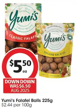 Coles Yumi's Falafel Balls offer