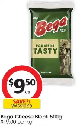 Coles Bega Cheese Block offer