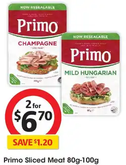 Coles Primo Sliced Meat offer