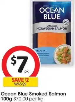 Coles Ocean Blue Smoked Salmon offer