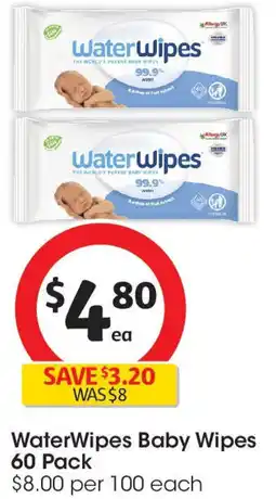 Coles WaterWipes Baby Wipes offer