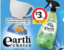 Coles Earth Choice Antibacterial All Purpose Cleaner offer