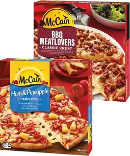 IGA McCain Family Pizza 490‑500g Selected Varieties offer