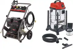 SuperCheap Auto ToolPRO Petrol Pressure Washer & 35L Wet Dry Vacuum offer