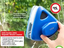 Coles SABA Double-sided Magnetic Window Cleaner offer