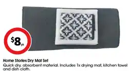 Coles Home Stories Dry Mat Set offer